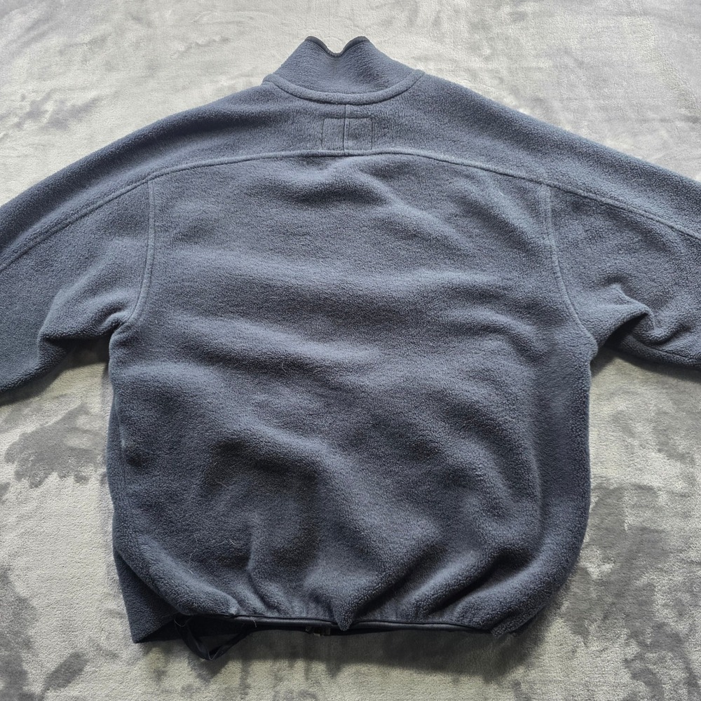Vintage Woolrich Rugged Outdoorwear Fleece Jacket Full Zip USA Made Blue Men's M - Picture 4 of 11